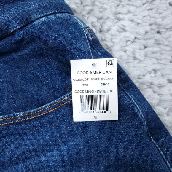 Good American Always Fits Good Legs Ankle Skinny Jeans Distressed Size 28-32 - Picture 5 of 11